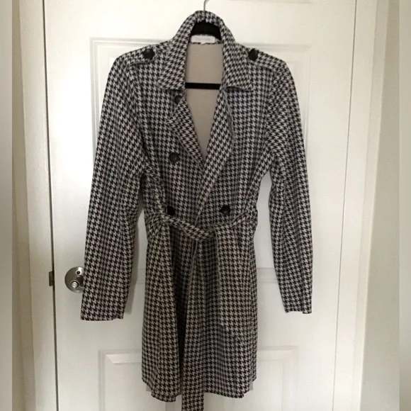 Solitaire Jackets Coats Women Faux Suede Trench Coat Large